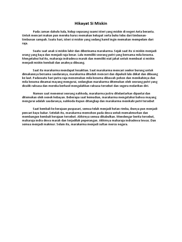 Jika dilihat berdasarkan nilai historisnya, dalam sastra melayu (hikayat) dapat dikelompokkan dalam tiga jenis. Contoh Soal Hikayat