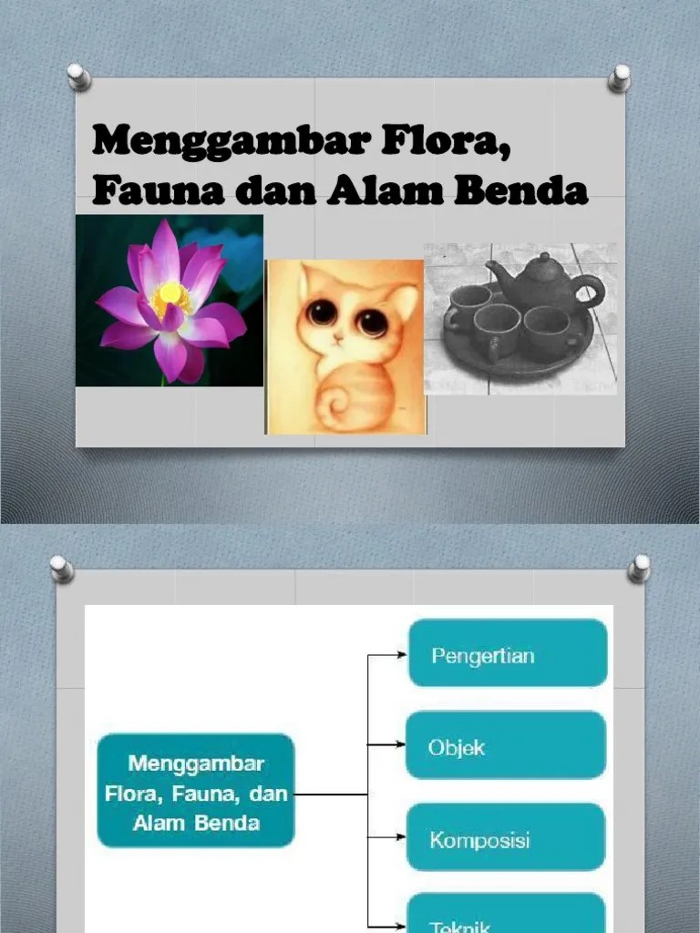 Jadi menggambar merupakan salah satu sarana untuk mengekspresikan diri. Menggambar Flora Fauna Dan Alam Benda Pdf