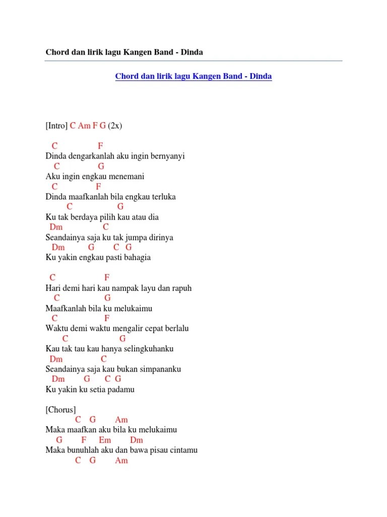Lirik Lagu Andika Kangen Band Takkan Terganti