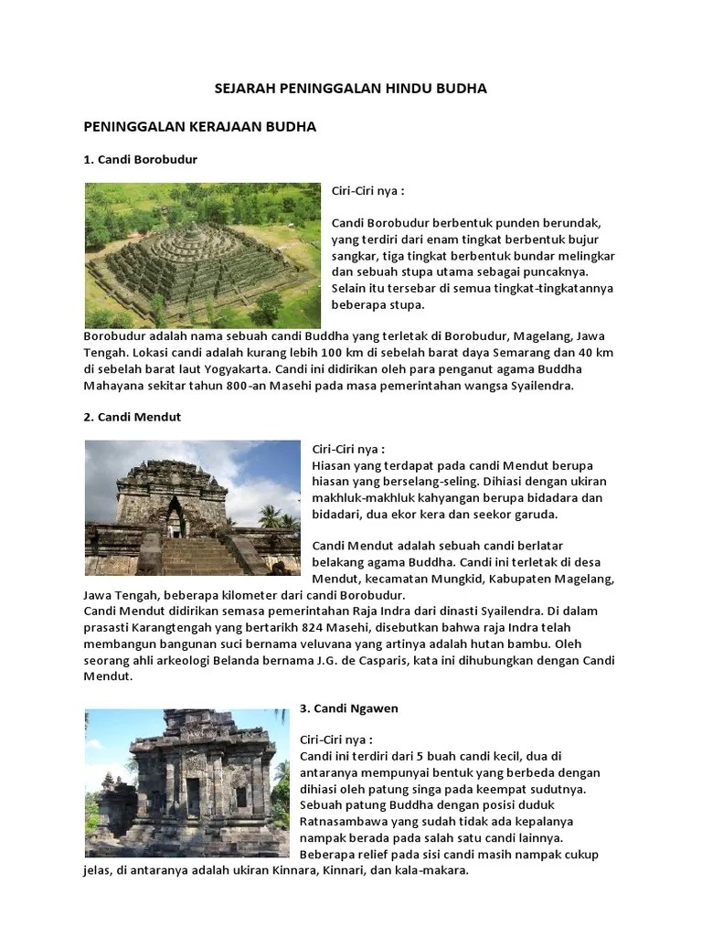Candi Borobudur Peninggalan Kerajaan » Greatnesia