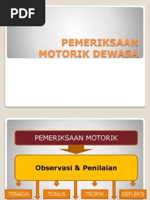 Pemeriksaan Motorik Dewasa | PDF