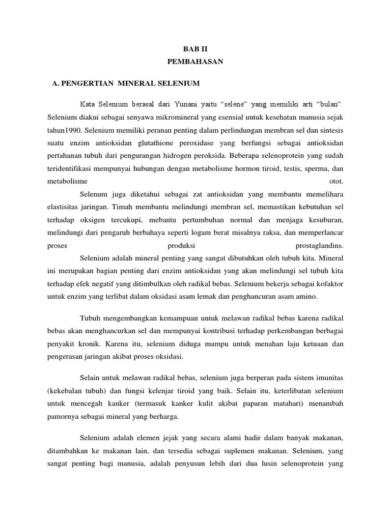 Minerral Selenium | PDF