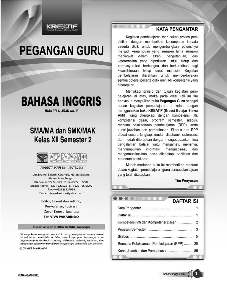 Selain itu, dilengkapi juga soal pts dan soal pas atau pat. Kunci Jawaban Lks Viva Pakarindo Kelas 30 Siswapelajar Com