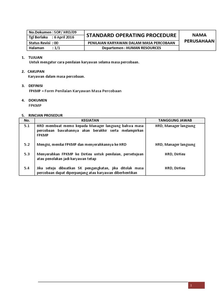 Contoh surat pemberitahuan tidak lulus masa percobaan . Contoh Surat Tidak Lulus Masa Percobaan Kumpulan Surat Penting
