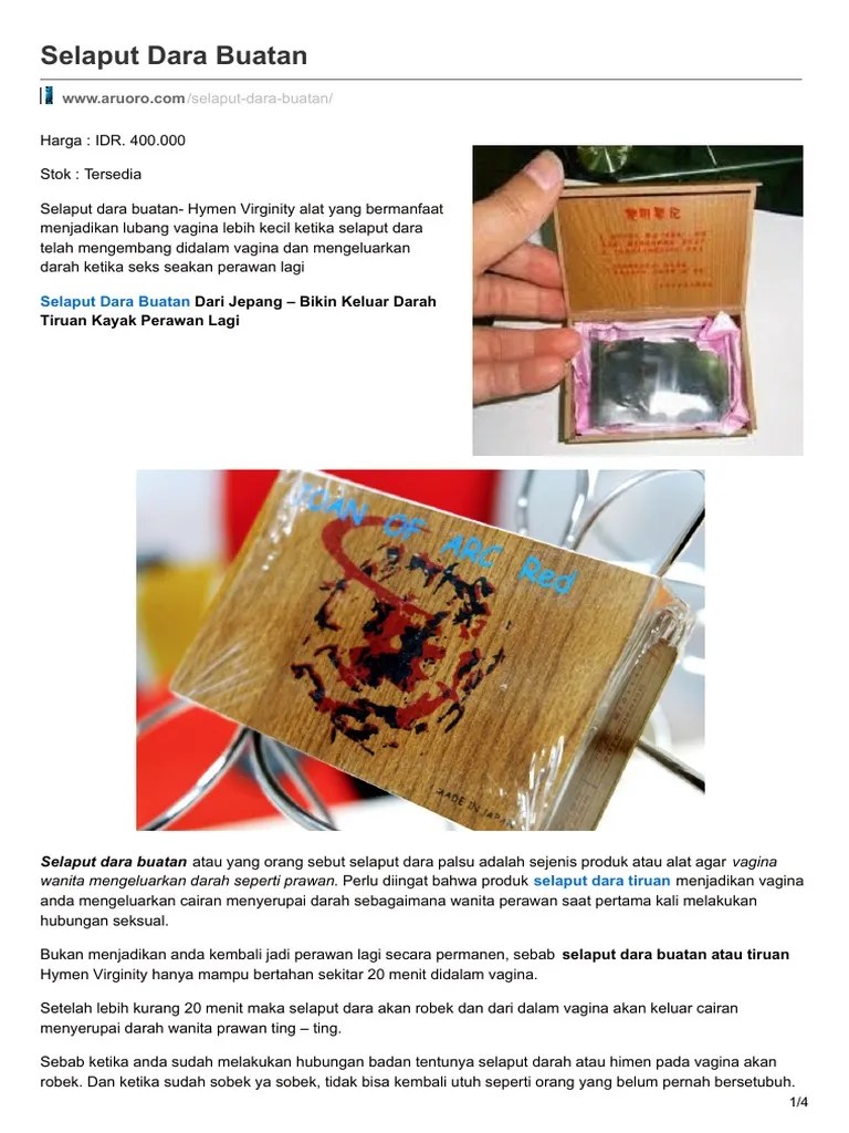 Selaput Dara Buatan | PDF