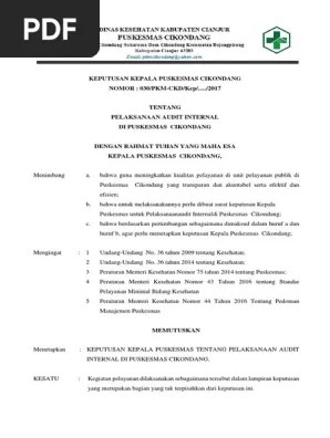 Pengunduran diri diri karyawan kriteria pertanyaan fakta 2.3.5 apakah ada karyawan baru yang mendaftar temuan rekomendasi pada tahun 2017 ini? Sk Pelaksanaan Audit Internal 3 Pdf