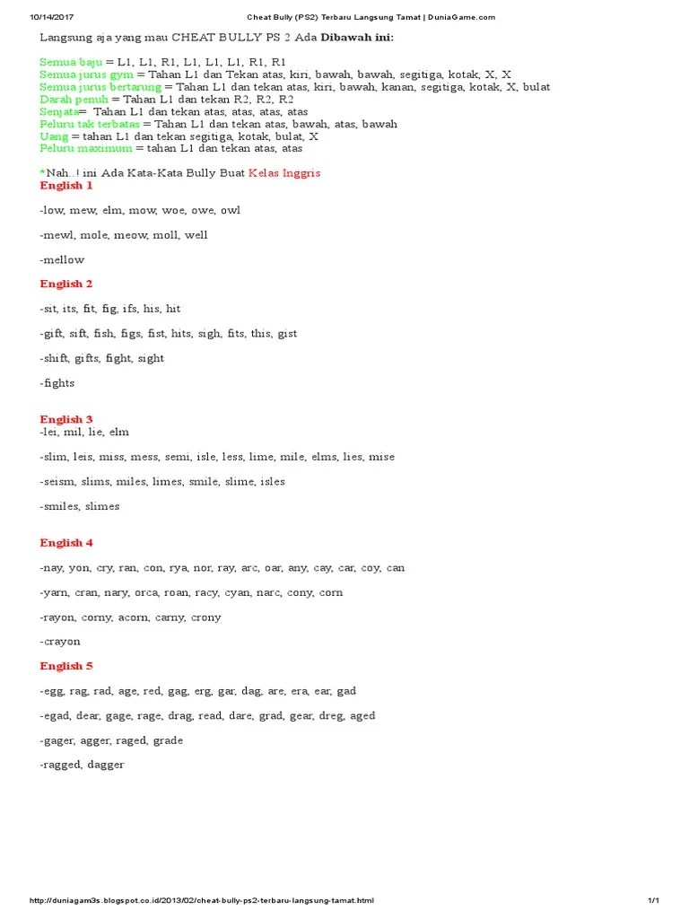 Karena teks jenis ini berkaitan dengan kalimat bentuk lampau. Kode Bully Pelajaran Bahasa Inggris Masnurul