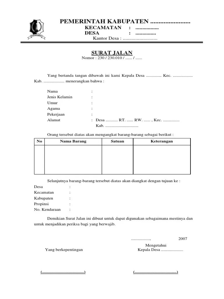 Oleh truk yang melintas dan sebagai alat keabsahan proses pengiriman. Contoh Surat Jalan Kendaraan Nusagates