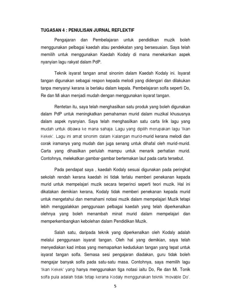 Penulisan jurnal reflektif oleh lt kol b hamid bin awang hamid_awangoumedumy pengenalan jurnal reflektif jf juga dikenali sebagai log pembelajaran adalah . Penulisan Jurnal Reflektif Muzk3093 Pdf