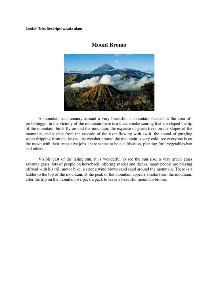 Contoh Teks Deskripsi Tentang Alam - Aneka Macam Contoh