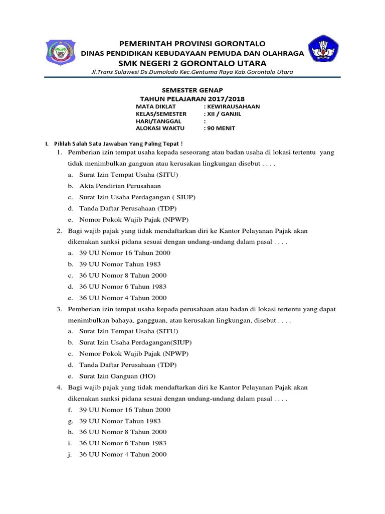 Diisi nomor dan tanggal akta pendirian. Akta Pendirian Perusahaan Harus Mendapatkan Surat