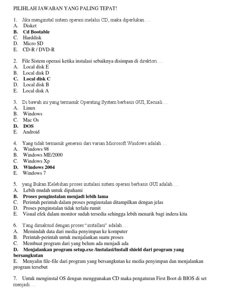 Soal Uas Soj Alfi | PDF