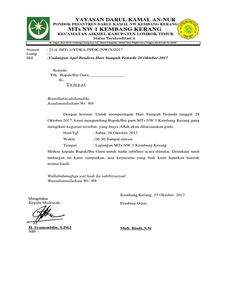 Undangan Sumpah Pemuda | PDF