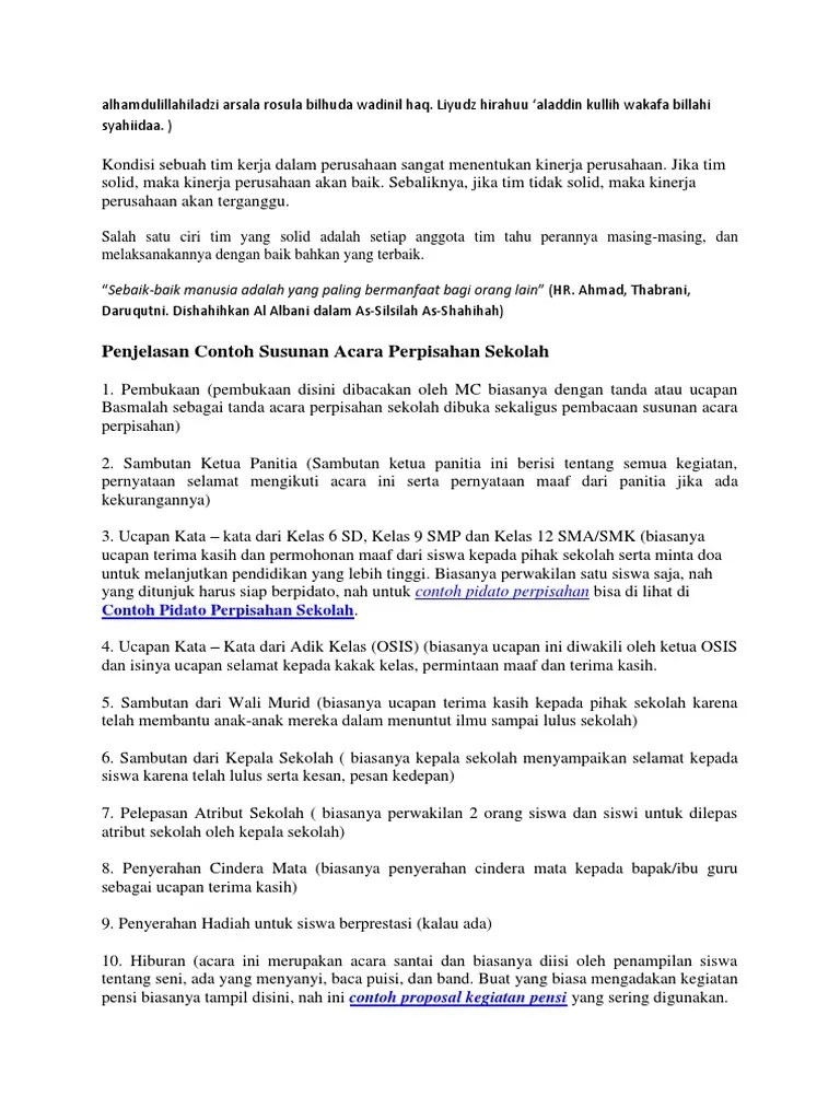 Alhamdulillahiladzi Arsala Rosula Bilhuda Wadinil Haq | PDF