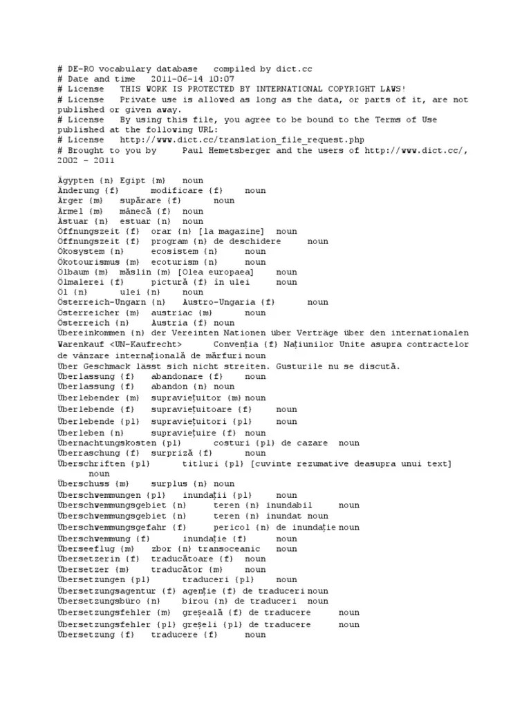 Demisia cu preaviz sau fara: Dictionar Germ Pdf