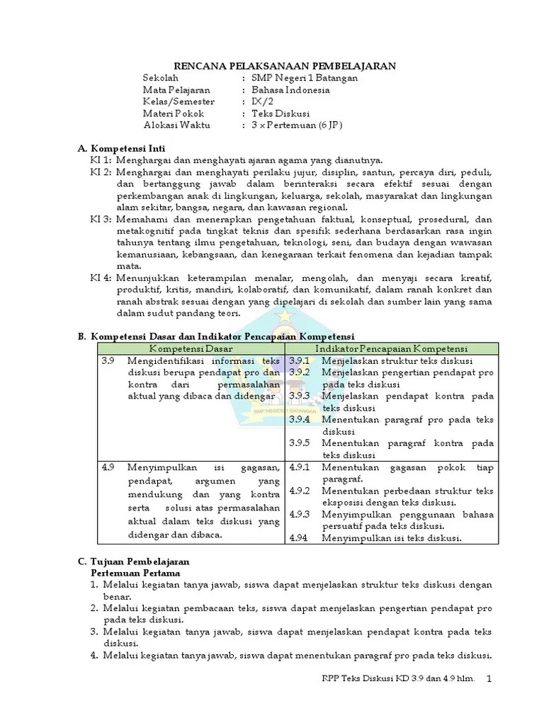 Teks Diskusi Beserta Struktur Dan Unsur Kebahasaan