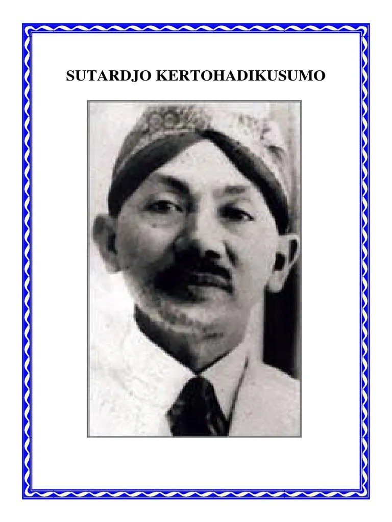 Biografi Sutardjo Kertohadikusumo | PDF
