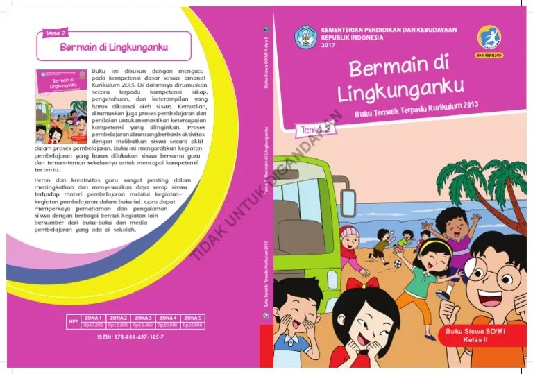 Jul 17, 2021 · kemdikbud ri telah membagikan buku tema 1 kelas 2 sd mi hidup rukun tematik terpadu kurikulum 2013 edisi revisi 2017 pdf secara gratis. Kelas Ii Tema 2 Bs Cover Pdf Pdf