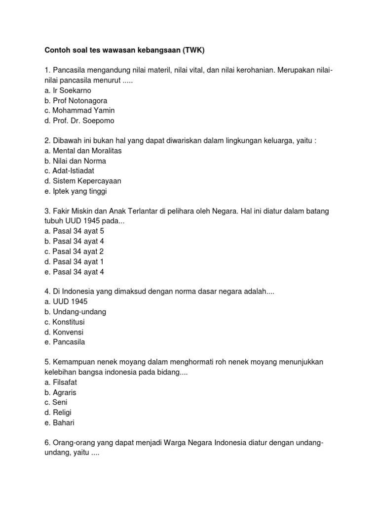 Yuk simak video trik mengerjakan soal matematika di tes akademik polri . Soal Wawasan Kebangsaan Polri Pdf