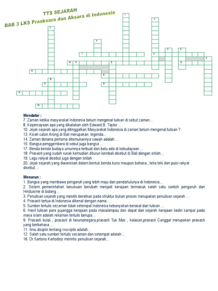 Tts Sejarah Bab 3 | PDF