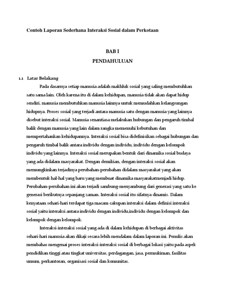 Contoh Laporan Sederhana - Nusagates