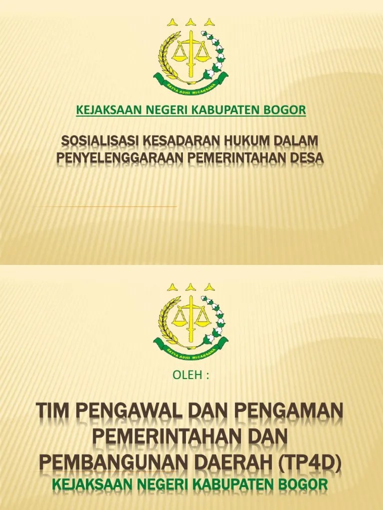Bahan Penkum (Desa) Kejaksaan | PDF