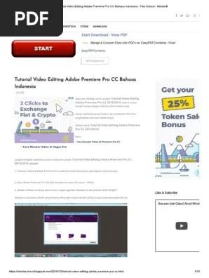 Utiliza adobe premiere pro, el editor de vídeo líder del sector. Tutorial Video Editing Adobe Premiere Pro Cc Bahasa Indonesia Film School Minda Pdf