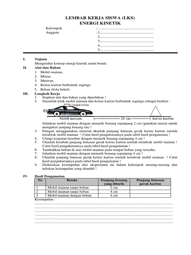Lembar Kerja Siswa Energi Kinetik | Pdf 1024_x_768_jpg