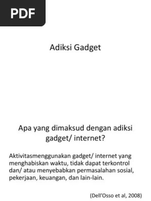 Adiksi Gadget 1 | PDF