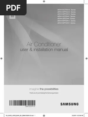 Even if the air conditioner has been turned on via the. Samsung Ac Manual Pdf Pdf Hvac Air Conditioning