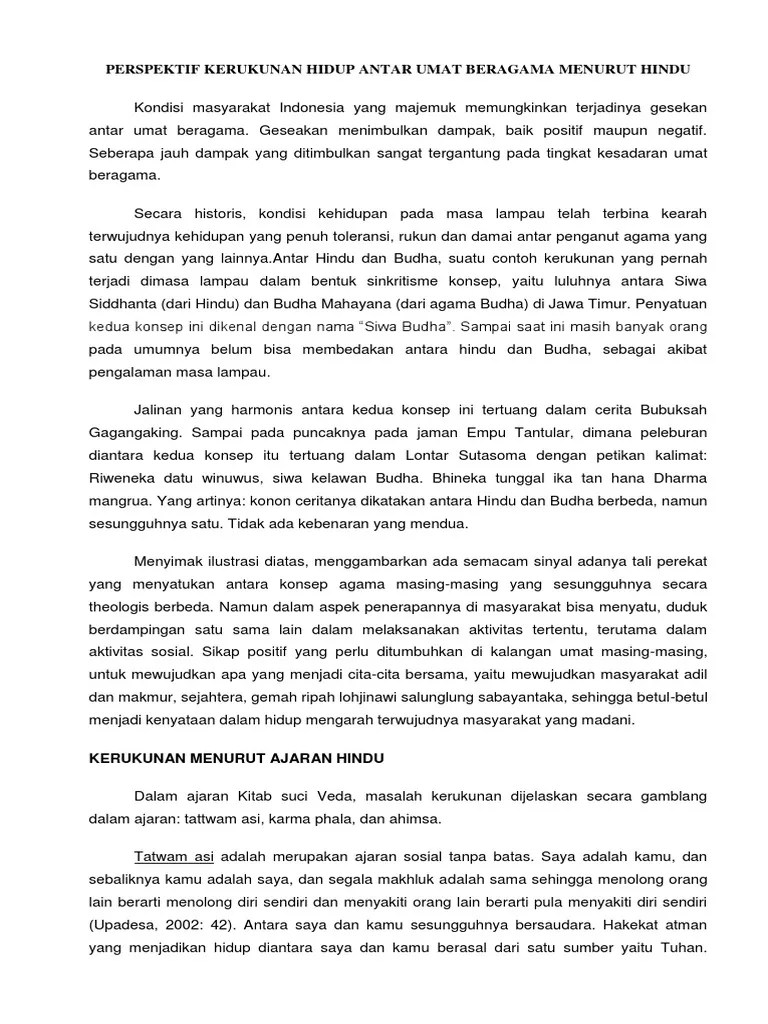 Bentuk hukum tuhan yang murni disebut rta. Contoh Karma Phala Dalam Kehidupan Sehari Hari Temukan Contoh