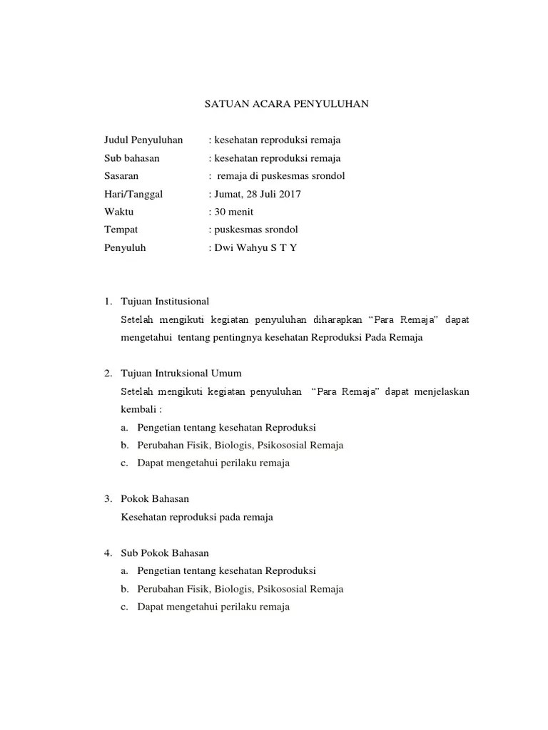 Judul Penyuluhan Kesehatan Yang Menarik Untuk Remaja – Sedang