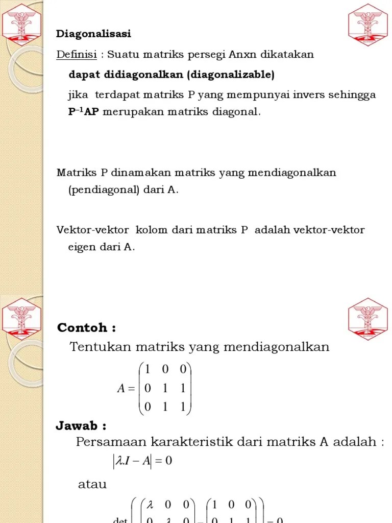 Diagonalisasi | PDF