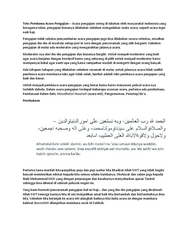 Teks Pembawa Acara Pembukaan Seminar - Delinews Tapanuli