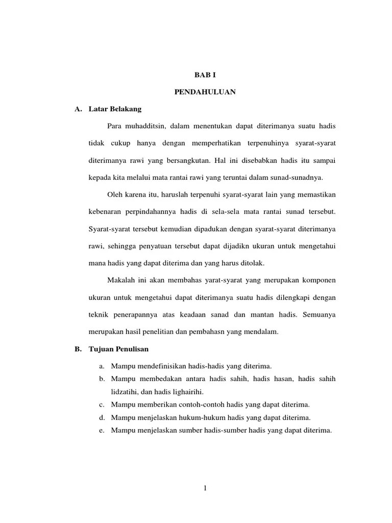 Contoh Hadis Shahih Lighairihi - Nusagates