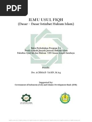 Ilmu Usul Fiqh | PDF