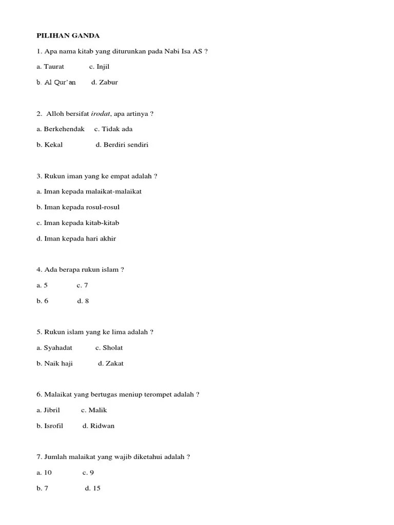 Kumpulan rpp kurikulum 2013 dan ktsp. Soal Olimpiade Pai Belajar