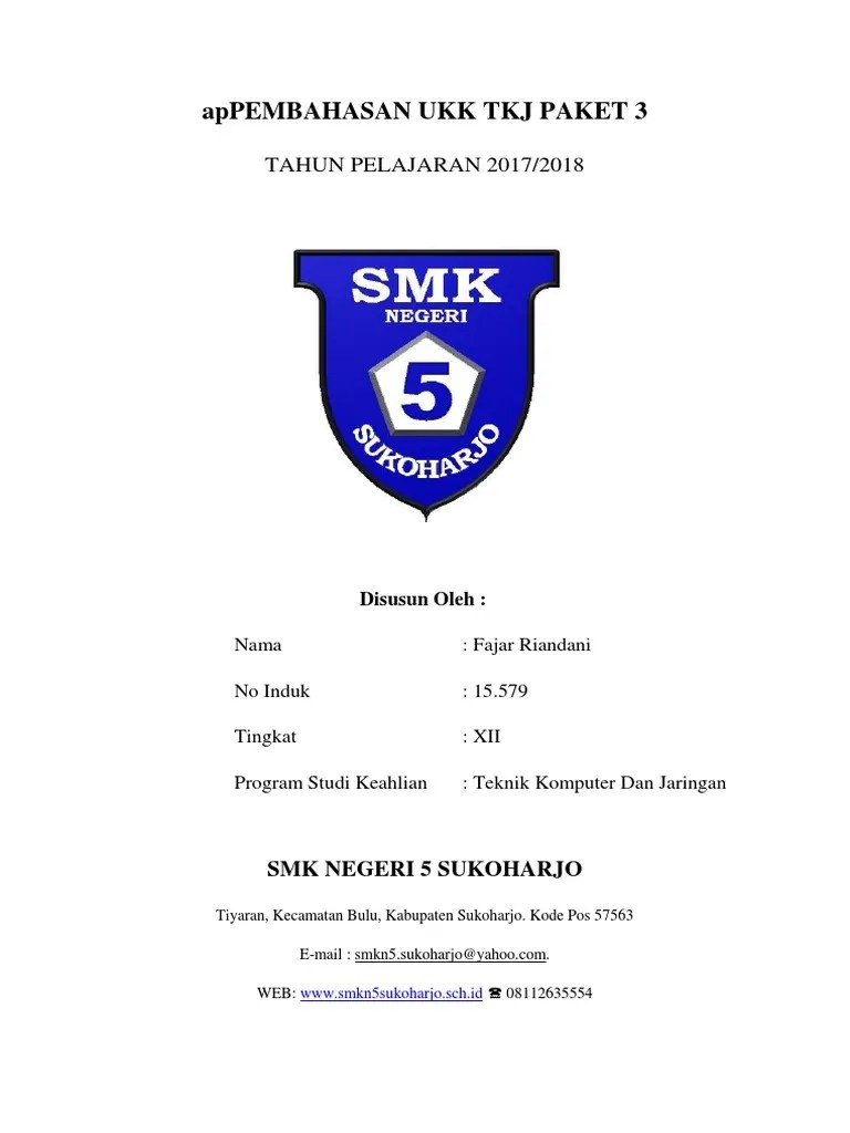 Zakat pendapatan ialah zakat yang dikenakan keatas semua jenis sumber pendapatan,hasil upah yang diperolehi daripada perkhidmatan, pekerjaan, aktiviti yang . Pembahasan Ukk Tkj Paket Tahun Pelajaran 2018 Pdf