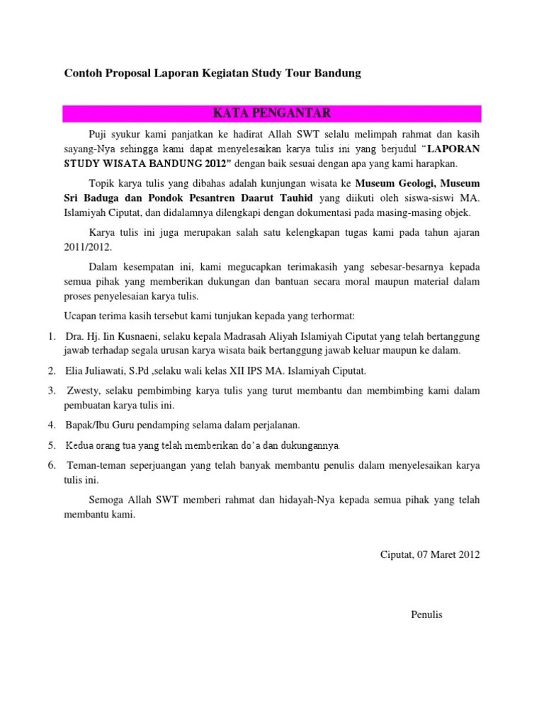 Edukasi yang menjadi tujuan study tour di bali materi, makalah, . Contoh Laporan Kegiatan City Tour