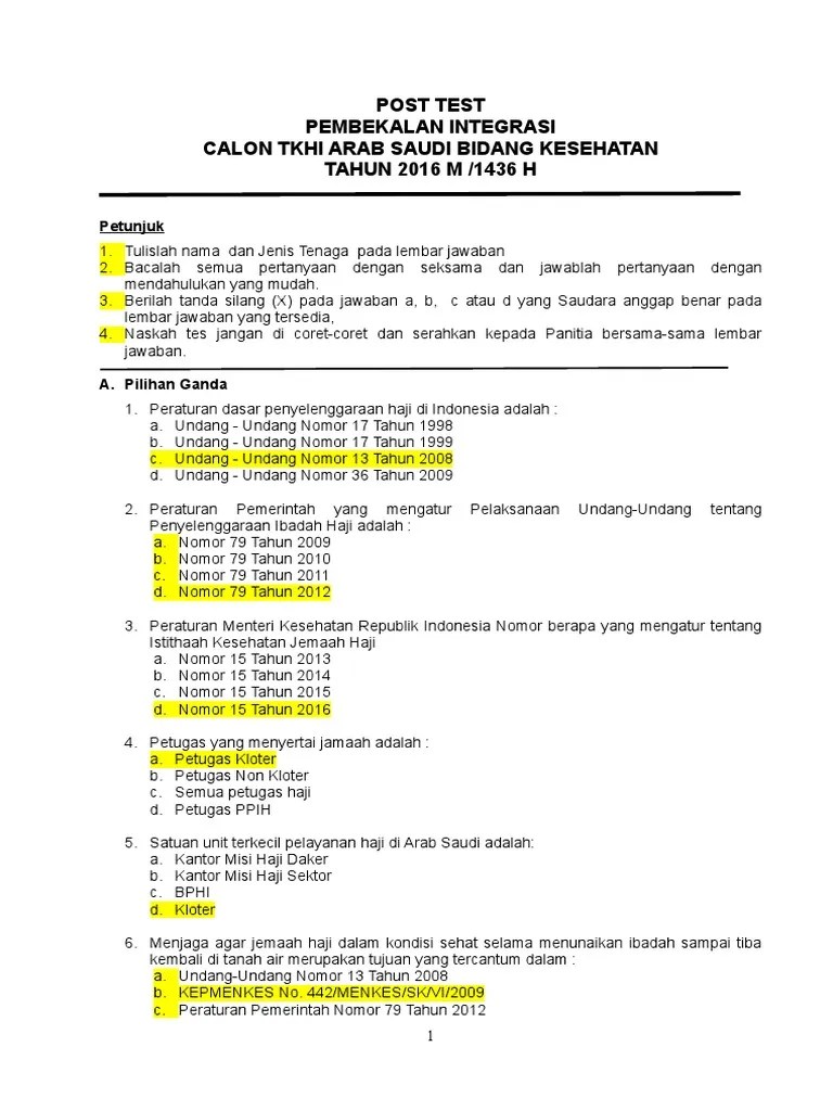 Pada pelepasan jamaah calon haji kloter i. Post Est Pdf