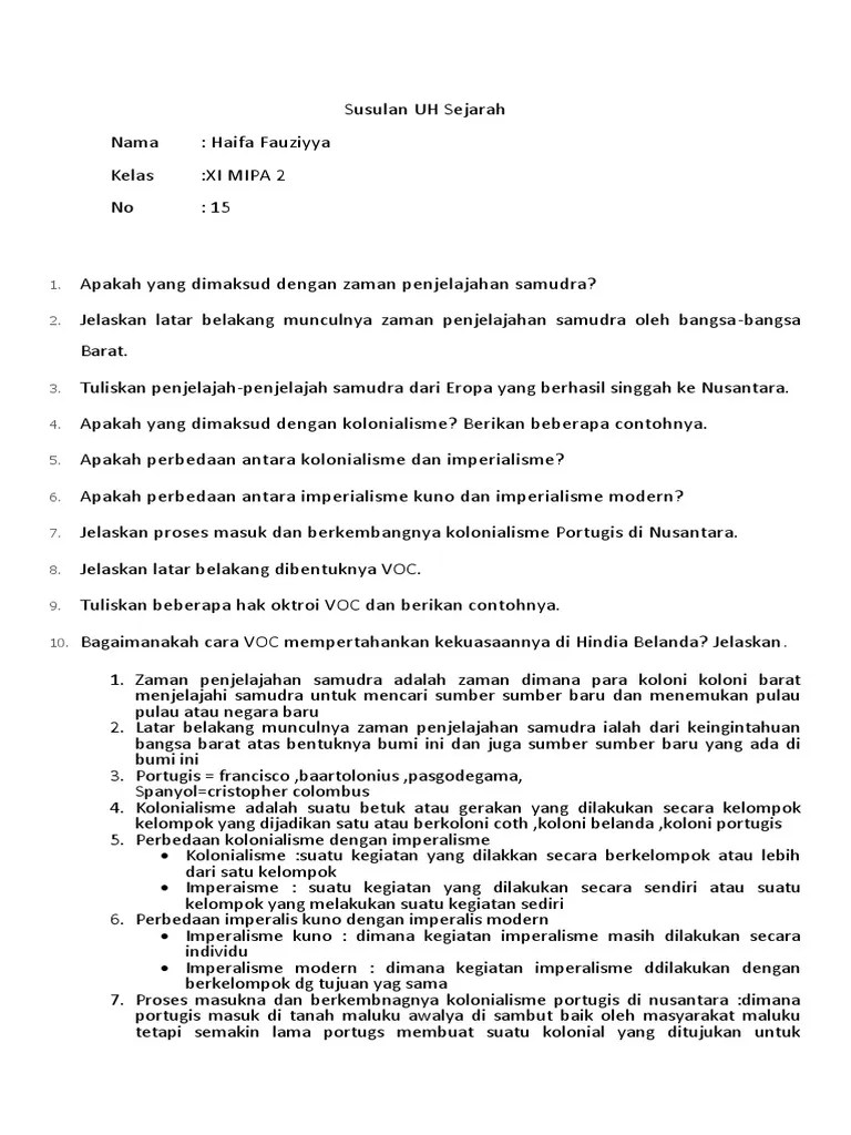 Susulan Xi Wajib 1 | PDF
