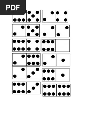 Listo para imprimir domino para niños. Domino Para Imprimir Pdf