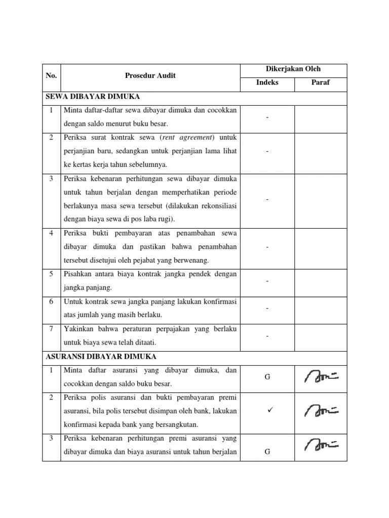 11.03.2021 · biaya dibayar dimuka adalah suatu biaya pada operasi kas yang telah dibayarkan sebelum jatuh tempo yang ditentukan. Audit Modul 5 Pdf