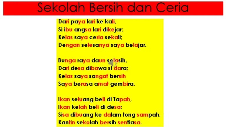 Pantun Sekolah - Kata Kata Cinta