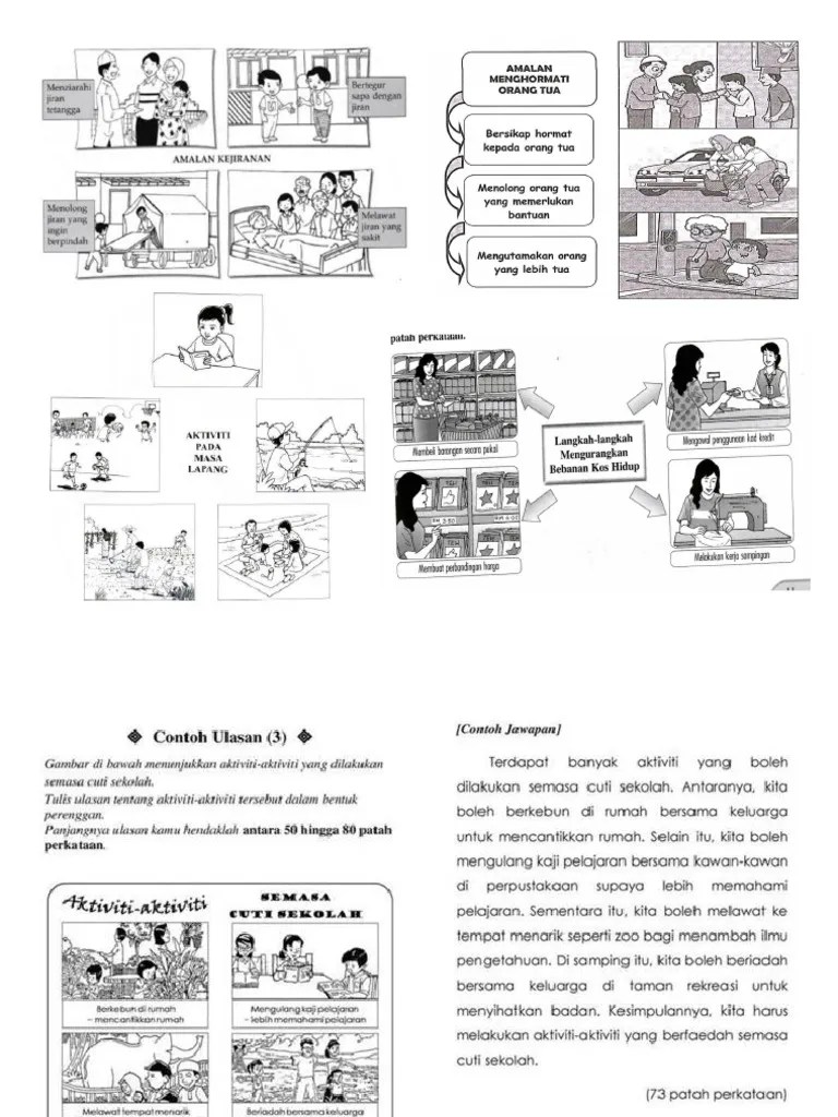Sesetengah pelajar tidak mempunyai aktiviti tertentu pada masa cuti sekolah. Ulasan Pdf