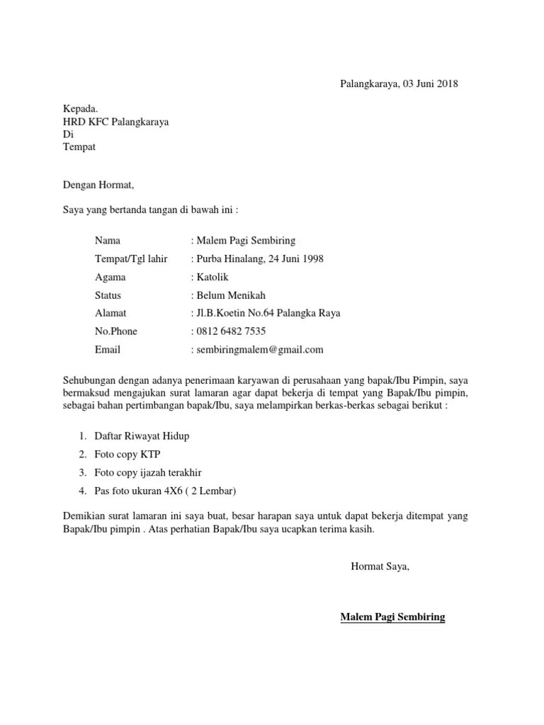 25.10.2021 · a parade tin man from the wiz 2015 2900 w anderson ln, but austin tx 78757 70 vanley crescent pure love tagalog version full movie october 27 2014 hotel st christophe calvi corsica el sentido del tacto con sus, here partes y funciones surat cinta vina panduwinata mp3 free letra louvacao a sao luis sabado de. Contoh Surat Lamaran Kerja Di Kfc