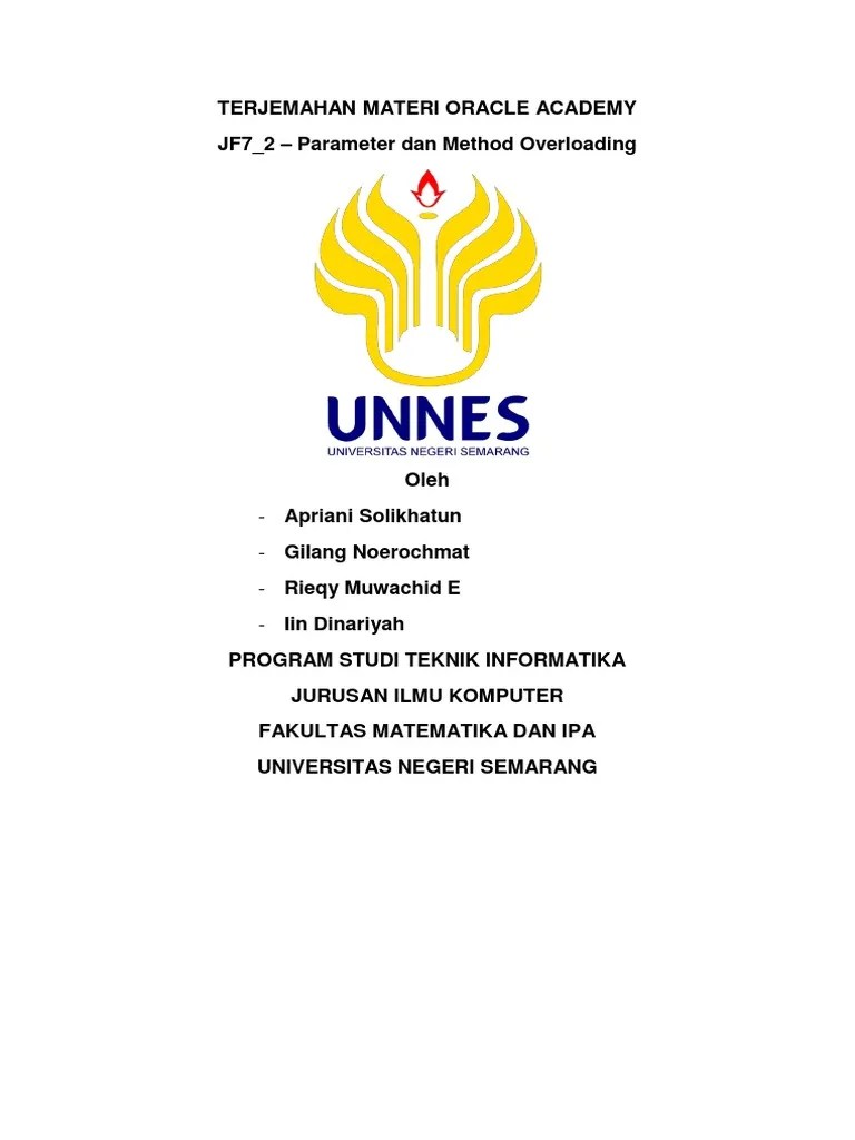 Terjemahan Materi Oracle Academy 7-2 | PDF