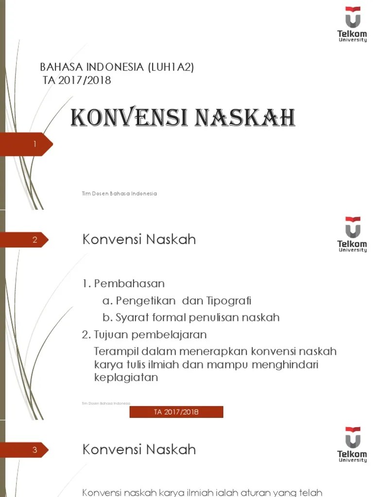 Konvensi Naskah | PDF