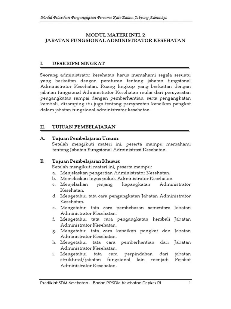 Mi-2 Jabfung Adminkes | PDF