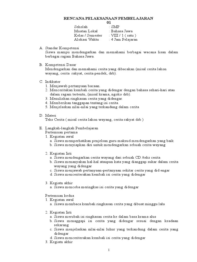 Contoh Cerita Pengalaman Pribadi Dalam Bahasa Jawa Krama Alus - Barisan  Contoh